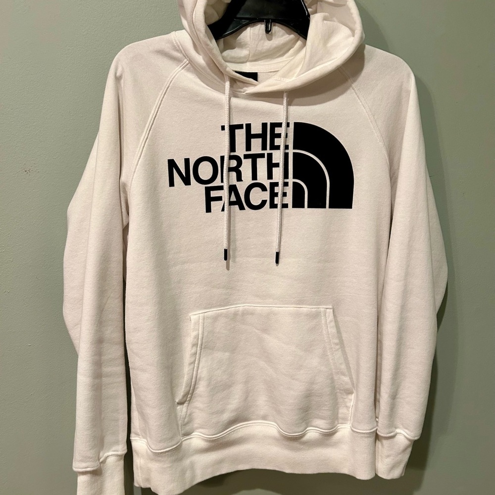 Women's The North Face Half Dome Pullover Hoodie White Size Small